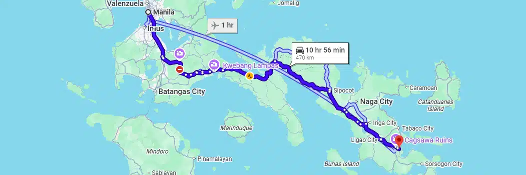 Manila to Legazpi Bus Travel Time